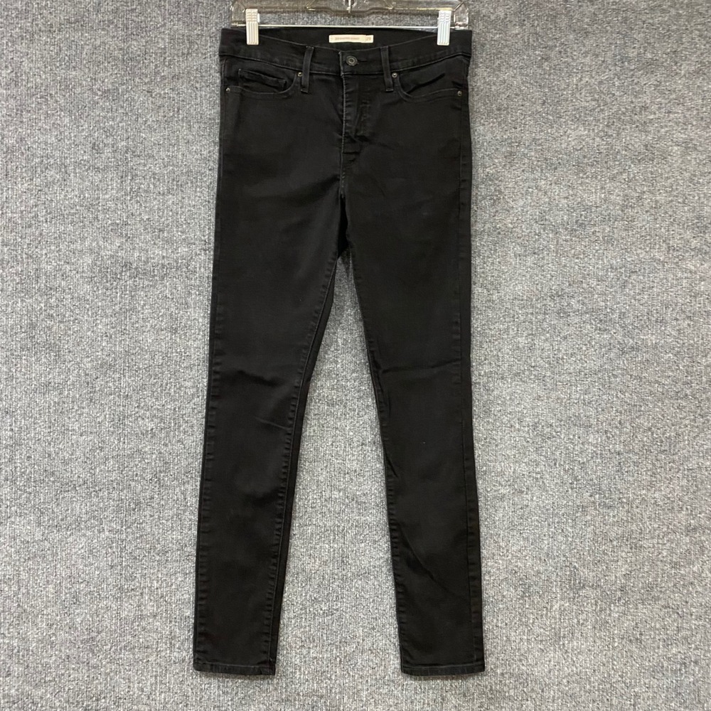 Levis 311 Shaping Skinny Jeans Womens 29x30 Black Denim 19626-0314 Mid Rise
